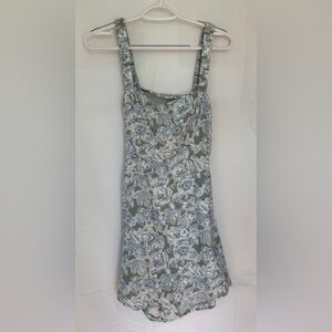 Abercrombie & Fitch Blue Floral Romper